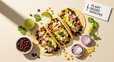 10-Minute Black Bean Tacos
